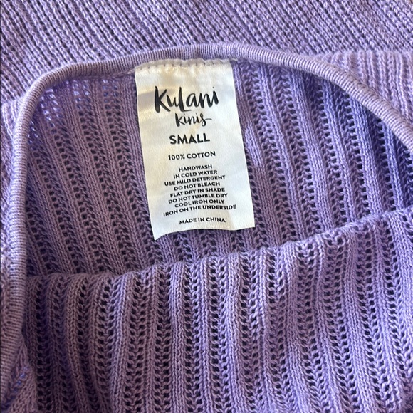 Kulanis kini purple swim coverup S - Picture 2 of 4